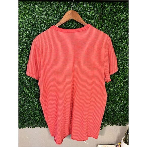 Marine Layer Basic Button Red Striped Tee Sz Medium/Large NWOT - Picture 4 of 4